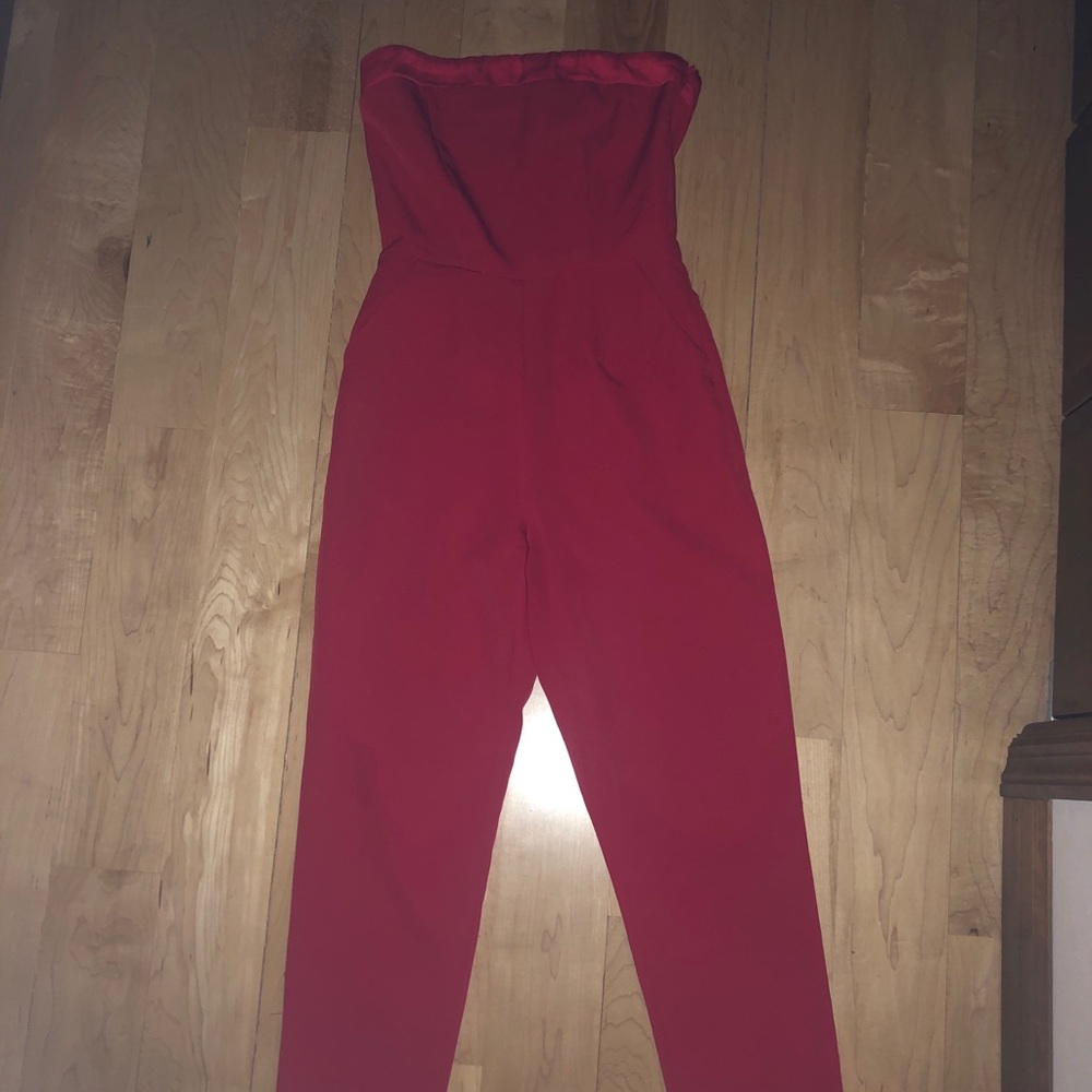 Red Jumpsuit (strapless)